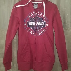 Harley Davidson zip up hoodie